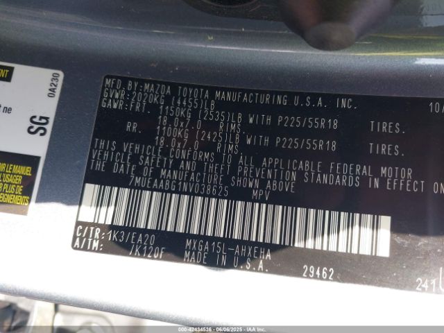 2022 TOYOTA COROLLA CROSS 7MUEAABG1NV038625 Photo 8