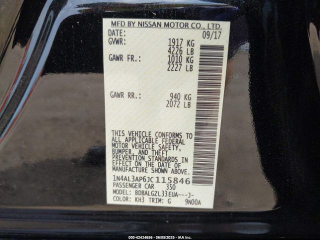 2018 NISSAN ALTIMA 1N4AL3AP6JC115846 Photo 8