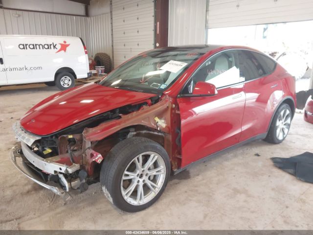 2022 TESLA MODEL Y 7SAYGAEE4NF309961 Photo 1