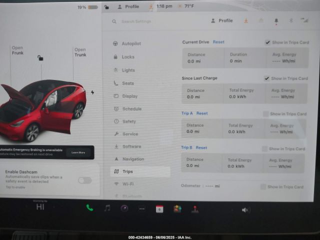 2022 TESLA MODEL Y 7SAYGAEE4NF309961 Photo 6