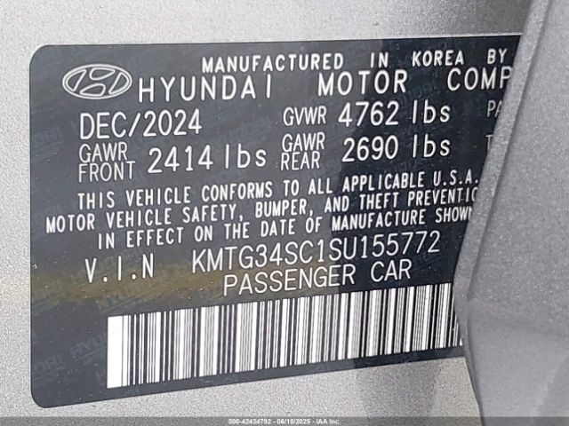 KMTG34SC1SU155772 Genesis G70 2.5t Rwd