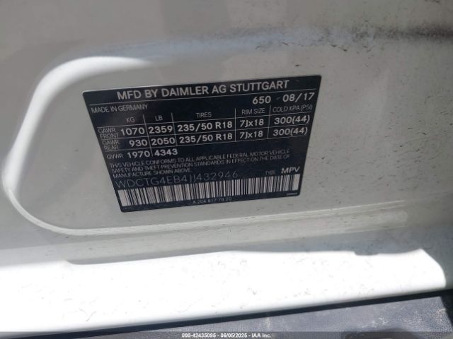 2018 MERCEDES-BENZ GLA 250 WDCTG4EB4JJ432946 Photo 8