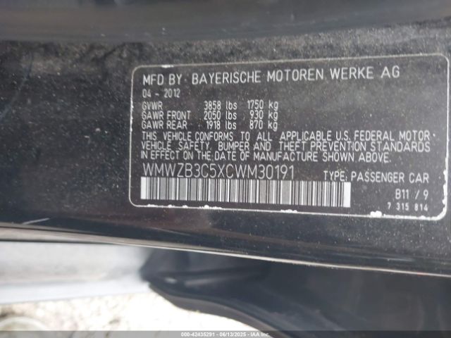 2012 MINI COOPER COUNTRYMAN WMWZB3C5XCWM30191 Photo 8