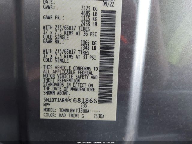 2023 NISSAN ROGUE 5N1BT3AB4PC681866 Photo 8