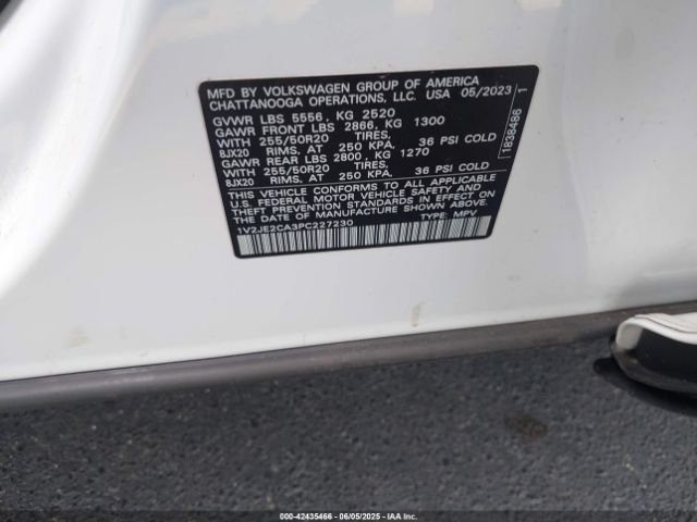 2023 VOLKSWAGEN ATLAS CROSS SPORT 1V2JE2CA3PC227230 Photo 8