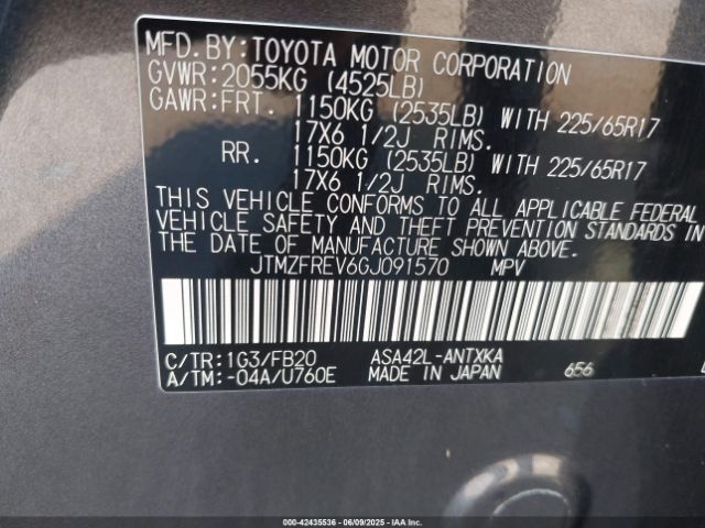 2016 TOYOTA RAV4 JTMZFREV6GJ091570 Photo 8