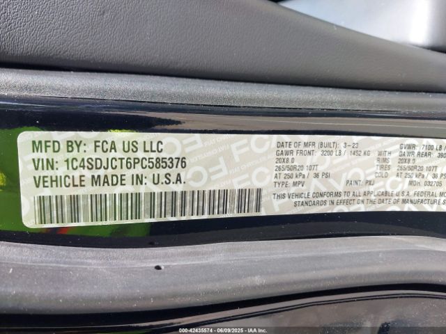 2023 DODGE DURANGO 1C4SDJCT6PC585376 Photo 8
