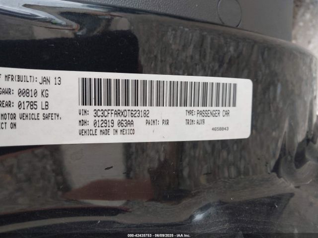 2013 FIAT 500 3C3CFFARXDT623182 Photo 8