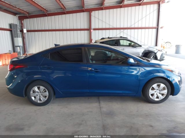 KMHDH4AE1GU634749 Hyundai ELANTRA SE