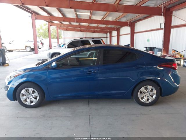 KMHDH4AE1GU634749 Hyundai ELANTRA SE
