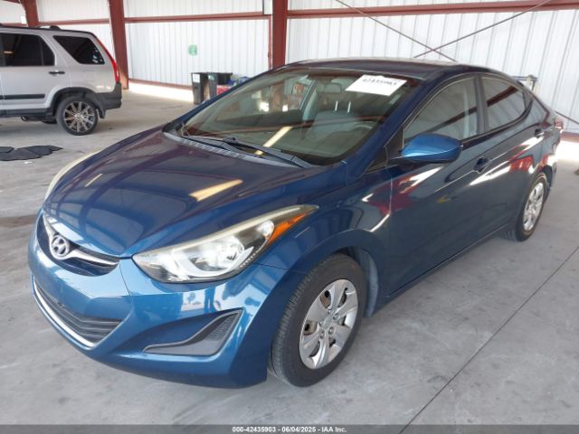 KMHDH4AE1GU634749 Hyundai ELANTRA SE