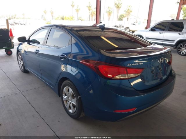 KMHDH4AE1GU634749 Hyundai ELANTRA SE
