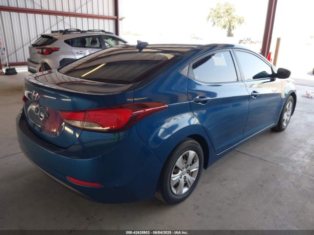 KMHDH4AE1GU634749 Hyundai ELANTRA SE