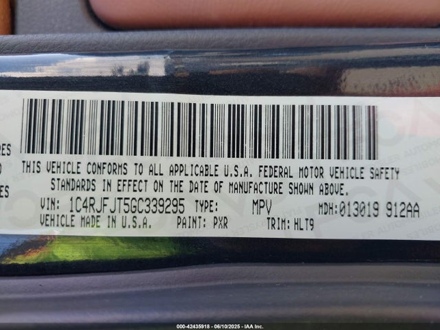 1C4RJFJT5GC339295 Jeep 2016