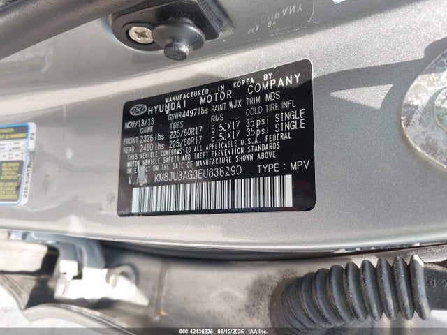 Aukcja sprzedaży 2014 Hyundai Tucson Se, vin: KM8JU3AG3EU836290, numer aukcji: 42436225