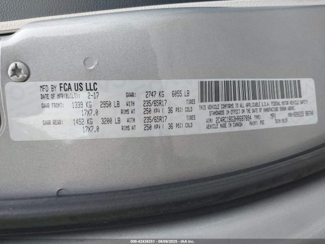 2017 CHRYSLER PACIFICA 2C4RC1BG3HR687894 Photo 8