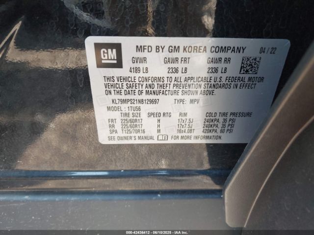 2022 CHEVROLET TRAILBLAZER KL79MPS21NB129697 Photo 8