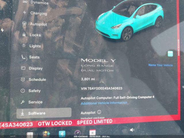 7SAYGDEE4SA340623 Tesla Model Y