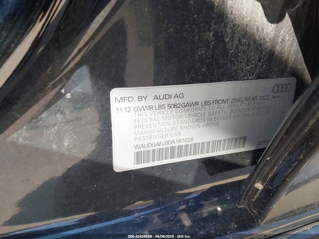 2013 AUDI S4 WAUDGAFL0DA161028 Photo 8