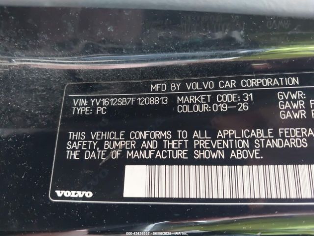 YV1612SB7F1208813 Volvo V60 T5 Premier