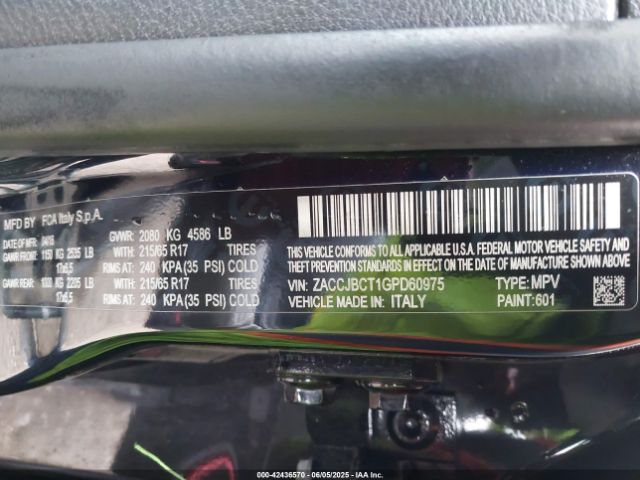 ZACCJBCT1GPD60975 Jeep Renegade Trailhawk