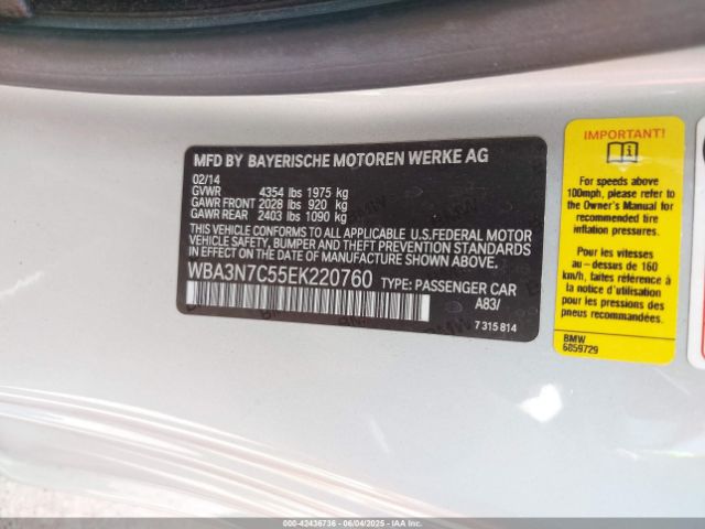 2014 BMW 428I WBA3N7C55EK220760 Photo 8