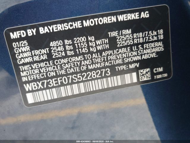 WBX73EF07S5228273 BMW X1 Xdrive28i