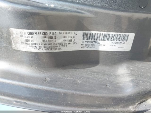 2012 FIAT 500 3C3CFFBR8CT304103 Photo 8