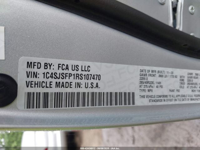 2024 JEEP GRAND WAGONEER L 1C4SJSFP1RS107470 Photo 8