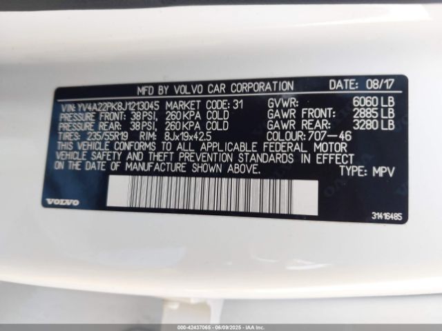 2018 VOLVO XC90 YV4A22PK8J1213045 Photo 8