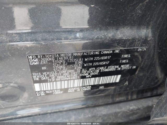 2T3F1RFV0RW448651 Toyota RAV4 LE