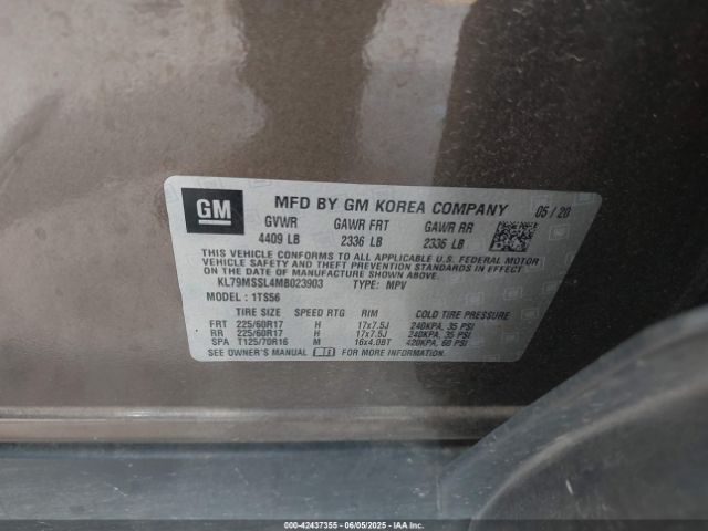 2021 CHEVROLET TRAILBLAZER KL79MSSL4MB023903 Photo 8