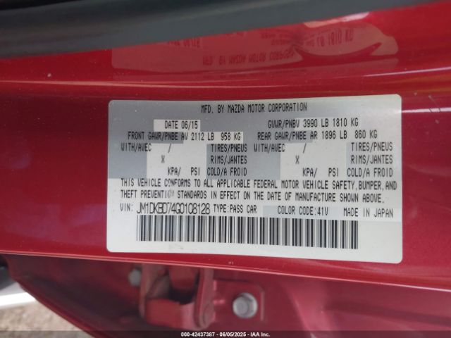 2016 MAZDA CX-3 JM1DKBD74G0108128 Photo 8