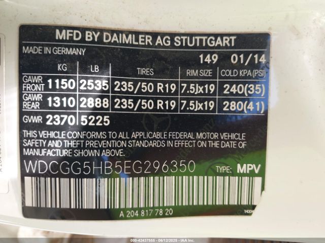 2014 MERCEDES-BENZ GLK 350 WDCGG5HB5EG296350 Photo 8