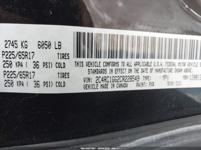 2012 CHRYSLER TOWN & COUNTRY 2C4RC1GG2CR228549 Photo 8