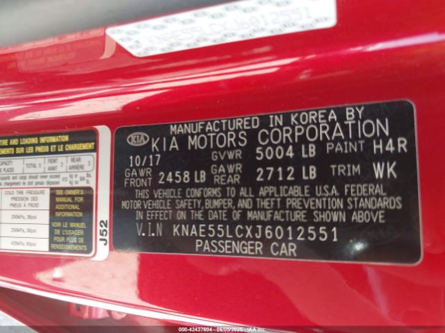 2018 KIA STINGER KNAE55LCXJ6012551 Photo 8