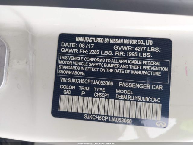 2018 INFINITI QX30 SJKCH5CP1JA053066 Photo 8
