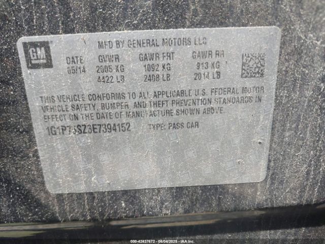 1G1P75SZ3E7394152 Chevrolet Cruze Diesel