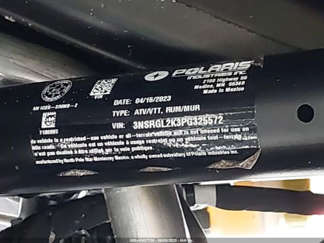 2023 POLARIS RZR 3NSRGL2K3PG325572 Photo 8
