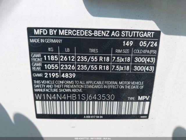 2025 MERCEDES-BENZ GLA 250 W1N4N4HB1SJ643530 Photo 8