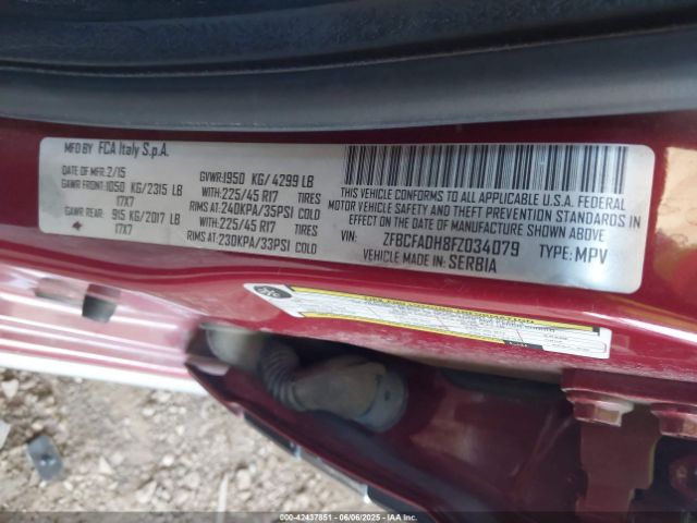 2015 FIAT 500L ZFBCFADH8FZ034079 Photo 8