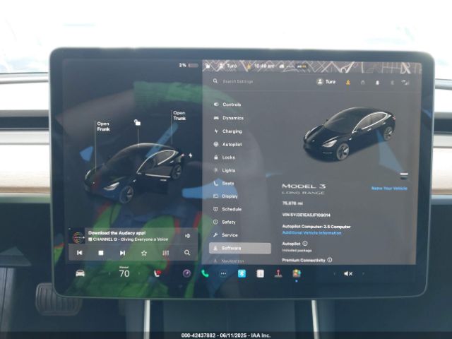 5YJ3E1EA5JF109014 Tesla MODEL 3