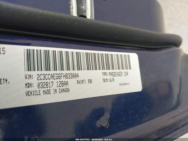 Chrysler 300 2015 2C3CCAEG6FH833004 Image 9