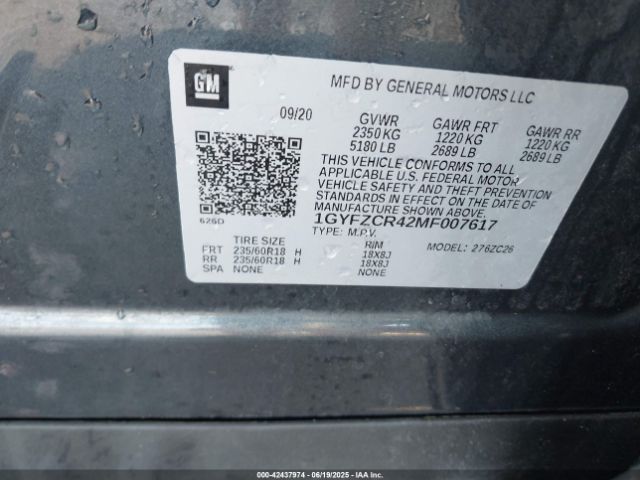 2021 CADILLAC XT4 1GYFZCR42MF007617 Photo 8