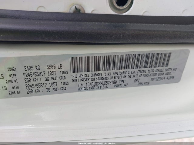 1C4PJMCXXLD578180 Jeep 2020