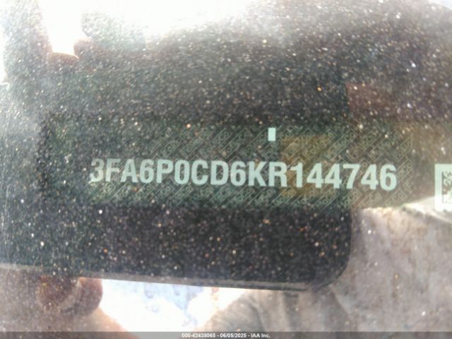 3FA6P0CD6KR144746 Ford FUSION SEL