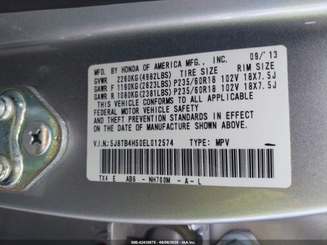 2014 ACURA RDX 5J8TB4H50EL012574 Photo 8