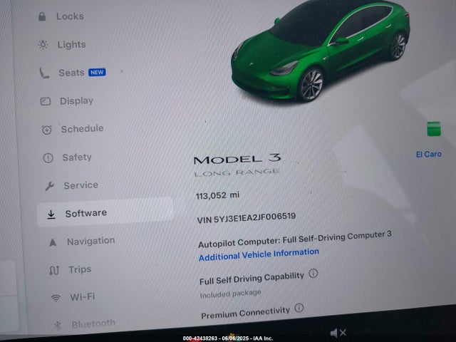 2018 TESLA MODEL 3 5YJ3E1EA2JF006519 Photo 6