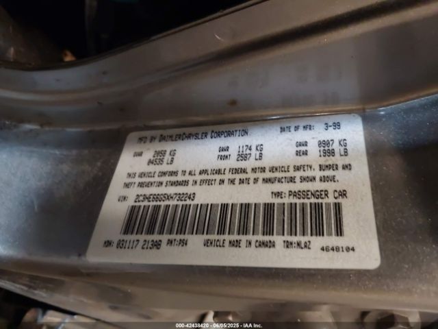 1999 CHRYSLER 300M 2C3HE66G5XH732243 Photo 8
