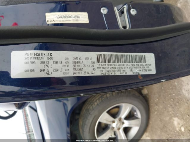 2017 JEEP COMPASS 1C4NJDEB9HD110568 Photo 8